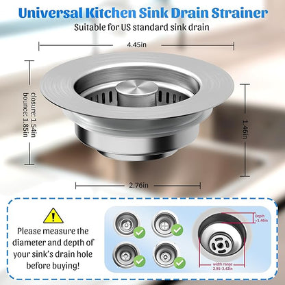 NinjaTiger Kitchen Sink Drain Strainer