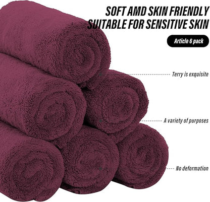 MOONQUEEN 6 Pack Premium Hand Towels