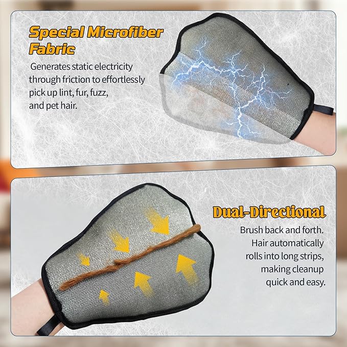 Pet Hair Removal Tool, Pet Hair Remover, Dog and Cat Hair Remover, Lint Remover