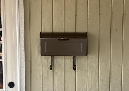 Special Lite Horizon Horizontal Wall Mount Mailbox - Bronze Aluminum Mailbox for Wall Mount - SHH-1006-HBZ
