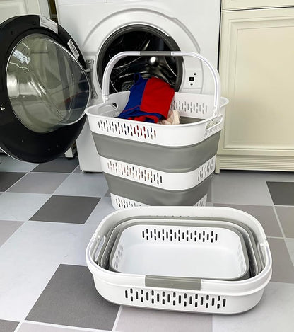 SAMMART 38L Collapsible Laundry Basket
