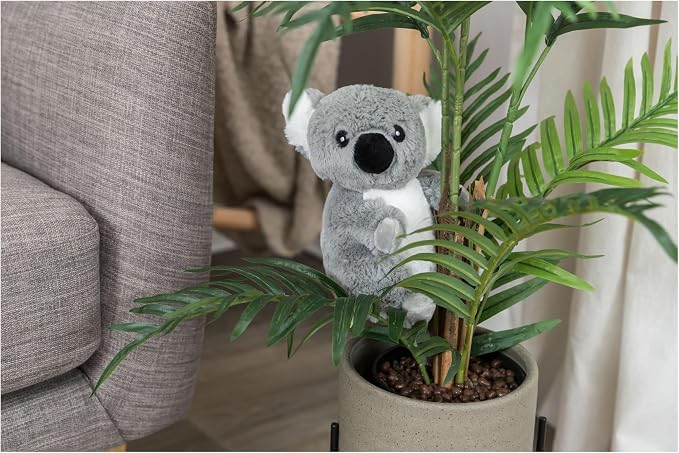 Be Eco Elly the Koala Plush Dog Toy for All Dogs, 8.5" Fun and Cuddly Squeaky Dog Toy, 97% Recycle Material