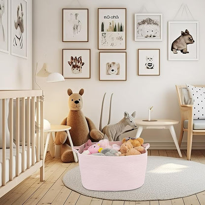Large Rectangle Blankets Baskets 22"x17"x12" Toy Basket