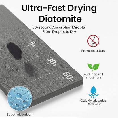 BOTEMY Toothbrush Holder with Instant Drying Stone