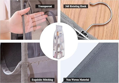 AARAINBOW 2 Packs Hanging Handbag Purse Organizer, Handbag Organizer