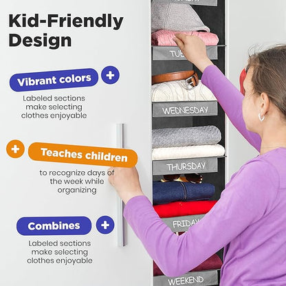 Handy Laundry Hanging Clothes Organizer