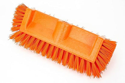 SPARTA Multi-Level Tile Scrub Brush 12" Wide Brush Head, Heavy-Duty Tile