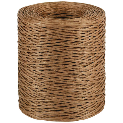 Brown Floral Wire, 656 Feet 2mm Paper Covered Bind Wire for Floral Bouquets, Flower Crowns, Wreath Making, Christmas Ornaments, Wedding Decorating, Crafts