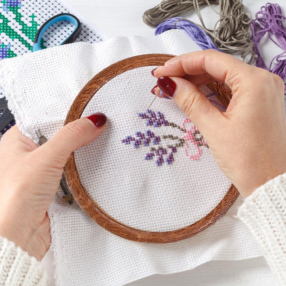 Oqqlin 12 Pcs Embroidery Hoop, 3 Inch Round Small Embroidery Hoops Rubber Imitation Wood Cross Stitch Hoop Cross Stitch Hoops Ring for Sewing, DIY, Craft, Hanging Ornaments