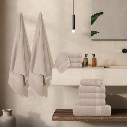 GLAMBURG Ultra Soft 24-Piece Towel Set