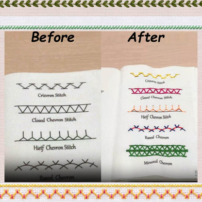 Embroidery Kit Stitch Book Large Size Cross Stitch Kits Embroidery Supplies for Adults Beginner