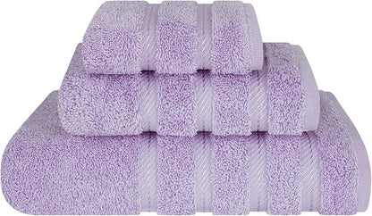 American Soft Linen Premium 3 Piece Towel Set, 1 Bath Towel 1 Hand Towel 1