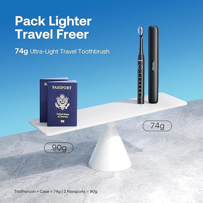 Bitvae ADA Accepted Electric Toothbrush, Travel Toothbrush Rechargeable