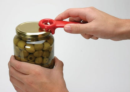 Brix Original Easy Jar Key Opener, Great for Kids and Arthritis and Carpal Tunnel Sufferers, Frosted Green