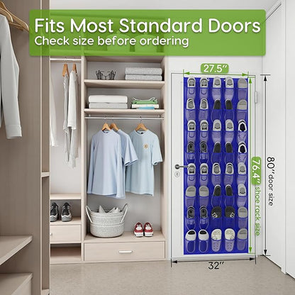 Unjumbly Over the Door Shoe Organizer