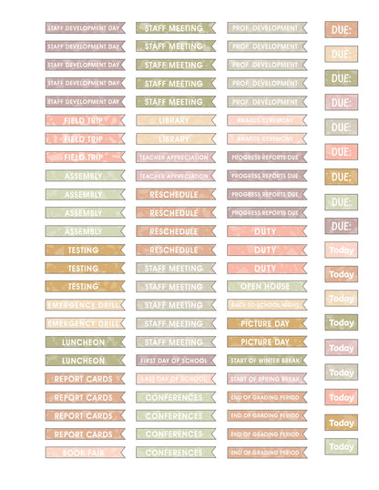 Teacher Created Resources Terrazzo Tones Teacher Planner (TCR7230)