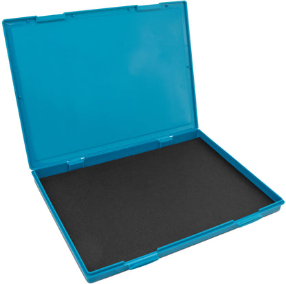 MaxMark Extra Large Black Ink Stamp Pad - 8.25" x 11.5" - Industrial Felt Pad - Black Color