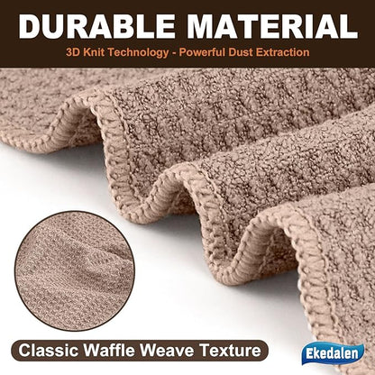 Microfiber Cleaning Cloth Waffle Weave