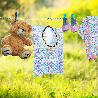 YLOLUL 2 Pcs Summer Clothes Pin Bag