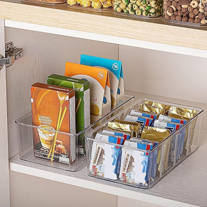 Vtopmart 10 Pack Food Storage Organizer Bins, Cabinet Organization and Storage