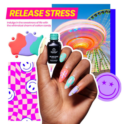 Beetles Gel Nail Polish Kit with U V Light -54 Pcs Gel Nail Kit Four Seasons Glow 32 Colors Set with Base Matte & Glossy Top Coat Soak Off Home DIY Manicure Nails Beginners Gifts for Women Teen Girls