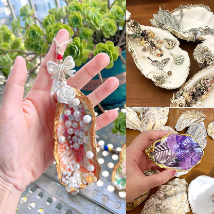 TaoQ C 20 PCS Oyster Shells 4"-5" Large Oyster Shells Natural Seashells for Crafts Beach Theme Party Fish Tank and Vase Filler Home Decoration