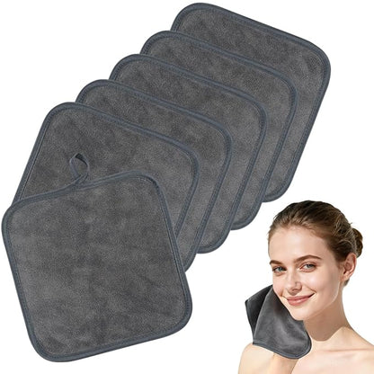 SINLAND Microfiber Facial Cloths Fast Drying Washcloth 8inch x 8inch Absorbent