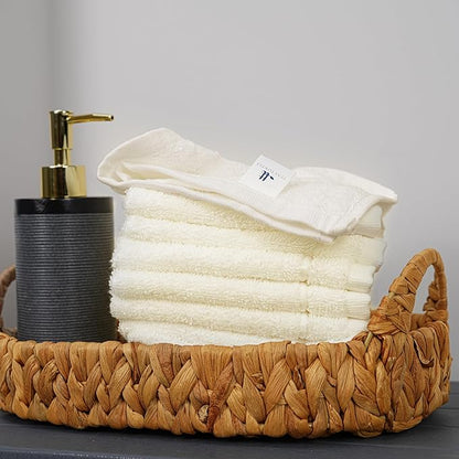 Tens Towels Pack of 60 Washcloths, 12 x 12 Inches, Lighter Weight, Quick to Dry