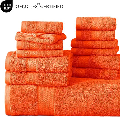 LANE LINEN 100% Luxury Cotton Bath Towel Set