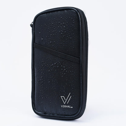 VERHAL Travel holder RFID-blocking Fire-resistant Water-resistant Passport Wallet organizer