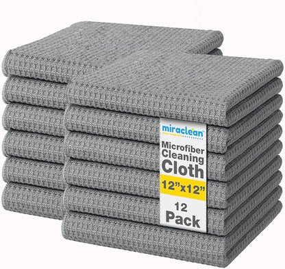 Waffle Weave Microfiber Cloths