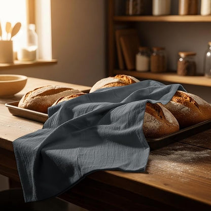Utopia Kitchen Light Grey Flour Sack Towels 100% Cotton Tea Towels