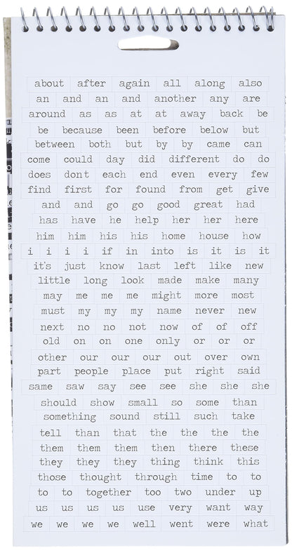 Tim Holtz Idea-ology Chitchat Word Stickers, Black and White Matte Cardstock, 1088 Stickers, TH92998, 1/8"