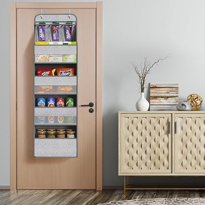 Univivi 5-Shelf Door Storage Over Door Hanging Organizer