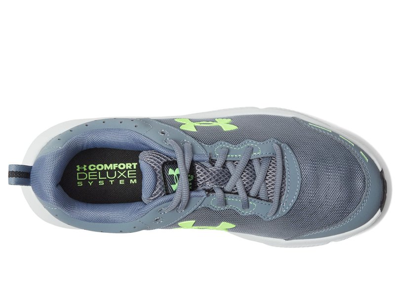 Under Armour Men's Charged Assert 10, (101) Gravel/Gravel/Lime Surge, 7.5, US