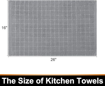 Mordimy 100% Cotton Terry Cloth Kitchen Towels, Super Soft and Absorbent Dish