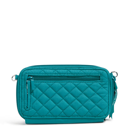 Vera Bradley Cotton All in One Crossbody Purse with RFID Protection
