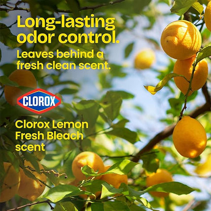 Glad Medium Trash Bags, 8 Gallon, Lemon Fresh Bleach Garbage Bags, Resists