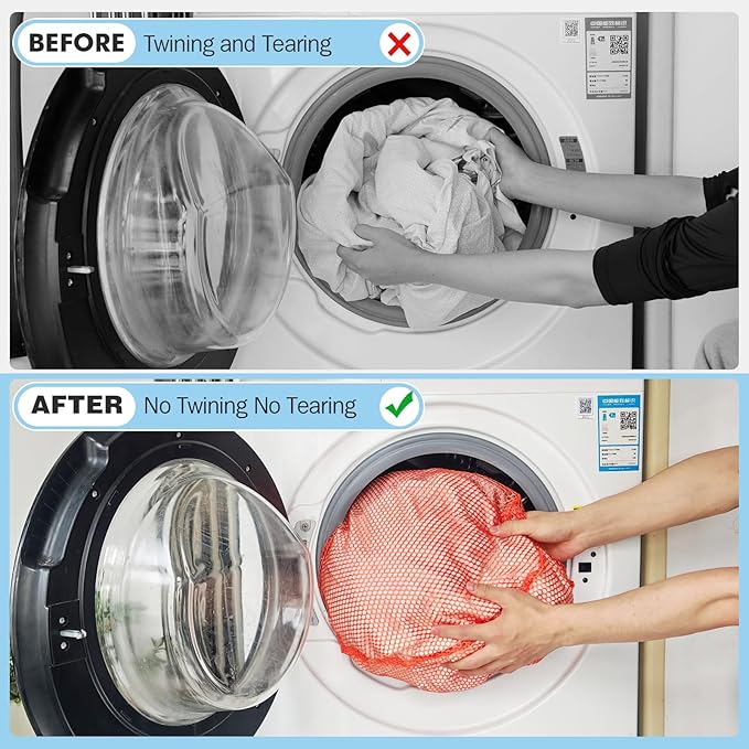 4Pcs Mesh Laundry Bags Washing Machine Mesh Wash Bags
