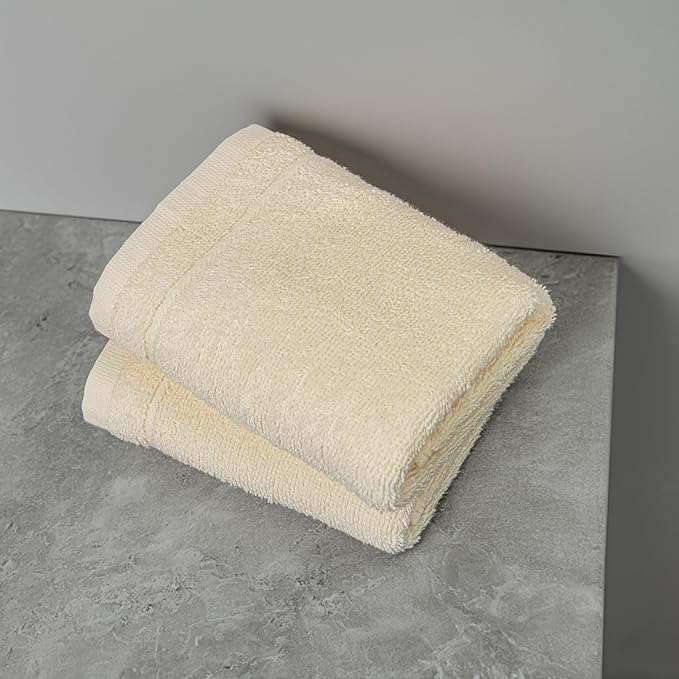 Tens Towels Pack of 12 Washcloths, 12 x 12 Inches, Lighter Weight, Quick to Dry