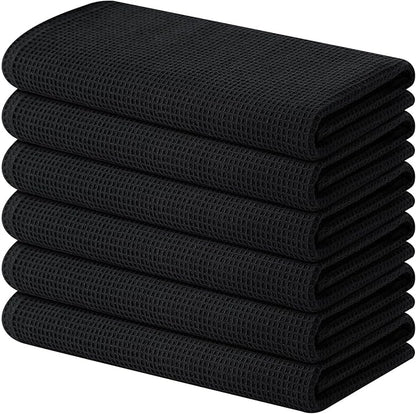 Homaxy 100% Cotton Waffle Weave Kitchen Towels