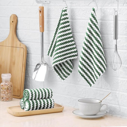 Homaxy 24 Pack Kitchen Dish Cloths, Ultra Soft and Absorbent Dish Towels