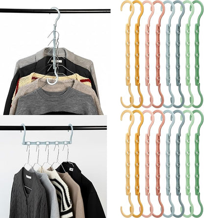 Mr. Pen- Space Saving Hangers for Clothes, Pastel Colors, Plastic Multi Clothes