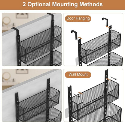 Over The Door Organizer, Metal Door Organizer Hanging