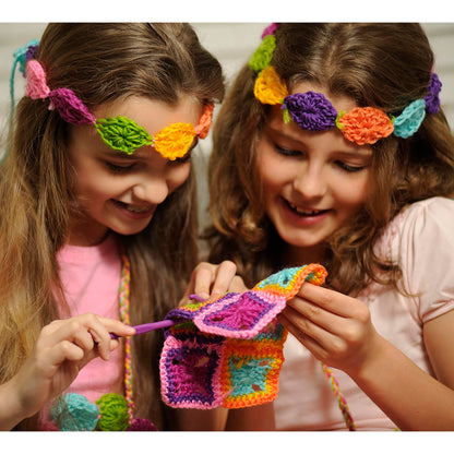 4M: Easy-to-Do Crochet - DIY Knitting Craft Kit, Learn 3 Yarn Work Projects, Create Coasters-Mini Bag-Placemat, All-in-1 Set, Beginners & Kids Ages 8+