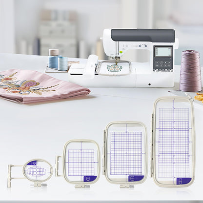 MagnaHoop Embroidery Hoops for Brother PE900 SE2000 PE800 SE1900 PE770 780D PE700 PC6500 Brother Innovis 1250 700 Babylock Embroidery Machine Hoop