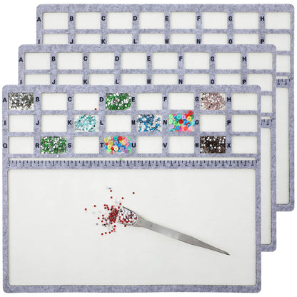 3 Pcs hobbyworker Bead Mat,Soft Perfect Stable,Surface Flocking with Centimeter Scale 3 Pcs Set and Stainless Steel Handy Tweezers with Scoop for Jewelry Making Beading Supplies