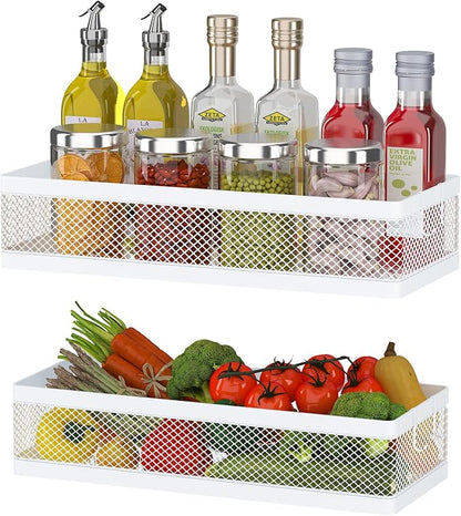 PUSDON Metal Wall Hanging Basket 2 Packs DIY Suitable