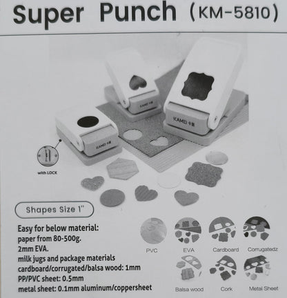 1X0.8inch Rectangular Postage Stamps Punches,Stamp Puncher,Craft Lever Punch Handmade Paper Punch with a Scrapbook Stamps Shaped Paper Punch for Paper Crafting/DIY Card Making Arts Crafts Supplies