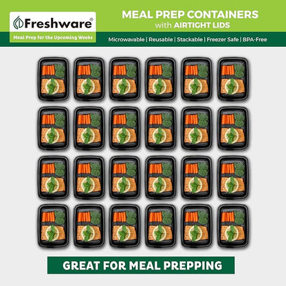 Freshware Meal Prep Containers 1 Compartment